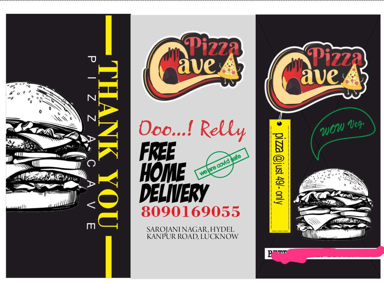 Pizza Cave Menu